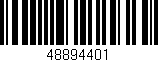 Código de barras (EAN, GTIN, SKU, ISBN): '48894401'