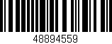 Código de barras (EAN, GTIN, SKU, ISBN): '48894559'