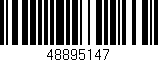 Código de barras (EAN, GTIN, SKU, ISBN): '48895147'