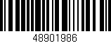 Código de barras (EAN, GTIN, SKU, ISBN): '48901986'