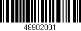 Código de barras (EAN, GTIN, SKU, ISBN): '48902001'