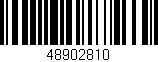 Código de barras (EAN, GTIN, SKU, ISBN): '48902810'