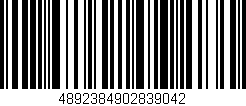 Código de barras (EAN, GTIN, SKU, ISBN): '4892384902839042'