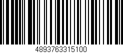 Código de barras (EAN, GTIN, SKU, ISBN): '4893763315100'