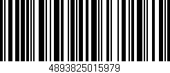 Código de barras (EAN, GTIN, SKU, ISBN): '4893825015979'