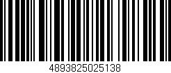 Código de barras (EAN, GTIN, SKU, ISBN): '4893825025138'