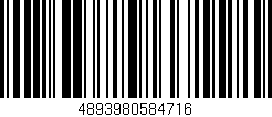 Código de barras (EAN, GTIN, SKU, ISBN): '4893980584716'