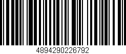 Código de barras (EAN, GTIN, SKU, ISBN): '4894290226792'