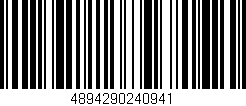 Código de barras (EAN, GTIN, SKU, ISBN): '4894290240941'