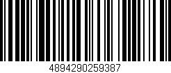 Código de barras (EAN, GTIN, SKU, ISBN): '4894290259387'