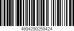 Código de barras (EAN, GTIN, SKU, ISBN): '4894290259424'