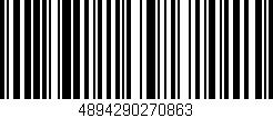 Código de barras (EAN, GTIN, SKU, ISBN): '4894290270863'