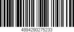 Código de barras (EAN, GTIN, SKU, ISBN): '4894290275233'