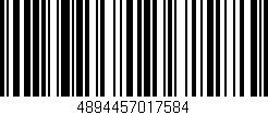 Código de barras (EAN, GTIN, SKU, ISBN): '4894457017584'