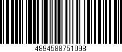 Código de barras (EAN, GTIN, SKU, ISBN): '4894588751098'