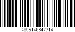 Código de barras (EAN, GTIN, SKU, ISBN): '4895148647714'