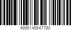 Código de barras (EAN, GTIN, SKU, ISBN): '4895148647790'