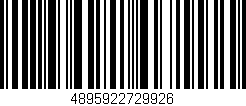 Código de barras (EAN, GTIN, SKU, ISBN): '4895922729926'