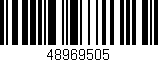 Código de barras (EAN, GTIN, SKU, ISBN): '48969505'