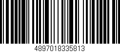 Código de barras (EAN, GTIN, SKU, ISBN): '4897018335813'