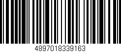 Código de barras (EAN, GTIN, SKU, ISBN): '4897018339163'