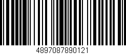 Código de barras (EAN, GTIN, SKU, ISBN): '4897087890121'