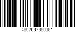 Código de barras (EAN, GTIN, SKU, ISBN): '4897087890381'