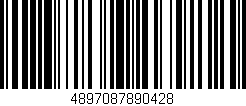 Código de barras (EAN, GTIN, SKU, ISBN): '4897087890428'