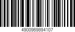 Código de barras (EAN, GTIN, SKU, ISBN): '4900969894107'