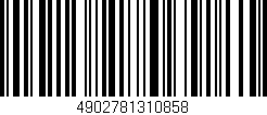 Código de barras (EAN, GTIN, SKU, ISBN): '4902781310858'