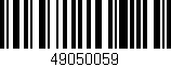 Código de barras (EAN, GTIN, SKU, ISBN): '49050059'