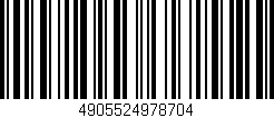 Código de barras (EAN, GTIN, SKU, ISBN): '4905524978704'