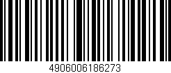 Código de barras (EAN, GTIN, SKU, ISBN): '4906006186273'