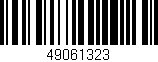 Código de barras (EAN, GTIN, SKU, ISBN): '49061323'