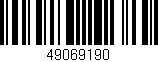 Código de barras (EAN, GTIN, SKU, ISBN): '49069190'