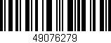 Código de barras (EAN, GTIN, SKU, ISBN): '49076279'