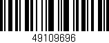 Código de barras (EAN, GTIN, SKU, ISBN): '49109696'