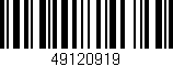 Código de barras (EAN, GTIN, SKU, ISBN): '49120919'