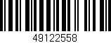 Código de barras (EAN, GTIN, SKU, ISBN): '49122558'