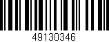 Código de barras (EAN, GTIN, SKU, ISBN): '49130346'