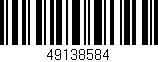 Código de barras (EAN, GTIN, SKU, ISBN): '49138584'