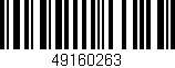 Código de barras (EAN, GTIN, SKU, ISBN): '49160263'