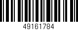 Código de barras (EAN, GTIN, SKU, ISBN): '49161784'