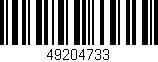 Código de barras (EAN, GTIN, SKU, ISBN): '49204733'