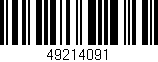 Código de barras (EAN, GTIN, SKU, ISBN): '49214091'