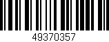 Código de barras (EAN, GTIN, SKU, ISBN): '49370357'