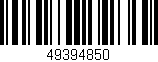 Código de barras (EAN, GTIN, SKU, ISBN): '49394850'