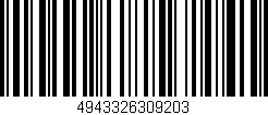 Código de barras (EAN, GTIN, SKU, ISBN): '4943326309203'