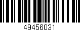 Código de barras (EAN, GTIN, SKU, ISBN): '49456031'