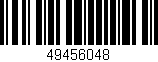 Código de barras (EAN, GTIN, SKU, ISBN): '49456048'